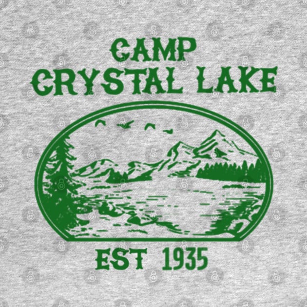 Camp C L // green solid style by Loreatees